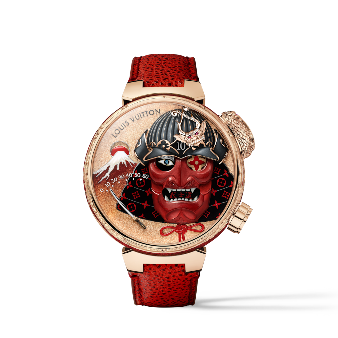 Tambour Bushido Automata, Manual, 46.8 mm, Rose Gold - Watches